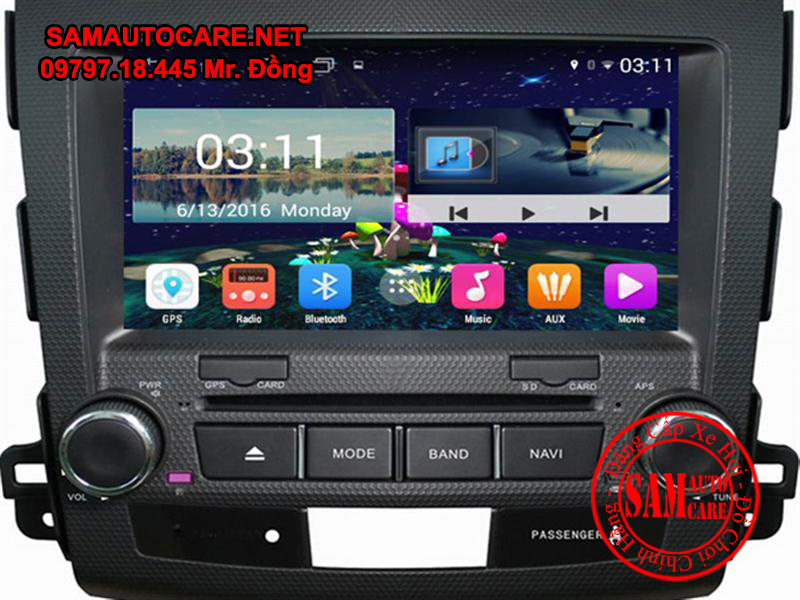DVD Android ôtô Mitsubishi Outlander